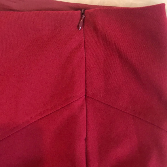 Tailor B. Moss Size 4 A Line Skirt Rust Red - Picture 7 of 7